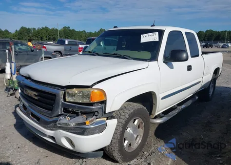 2005 GMC Sierra 1500 Slt z USA, uszkodzony, nr VIN 1GTEK19B55E295665